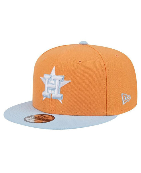 Men's Orange Houston Astros Spring Color Two-Tone 9FIFTY Snapback Hat