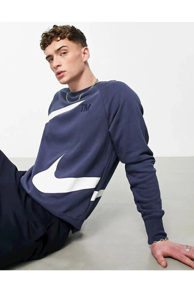 Swoosh Crew Neck Sweatshirt Erkek Sweatshirt Dd5993-437