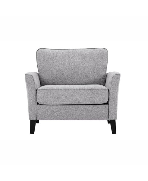 40.9" Microfiber Anna Accent Chair