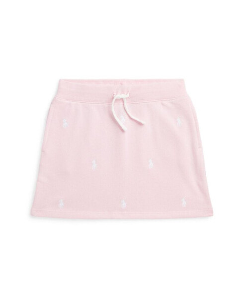 Toddler and Little Girls Polo Pony Terry Skirt