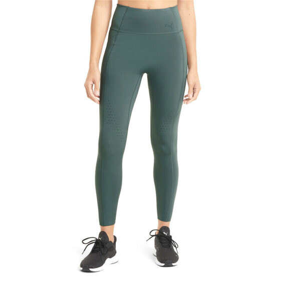 Puma Forever Luxe Ellavate High Waisred 78 Training Athletic Leggings Womens Siz