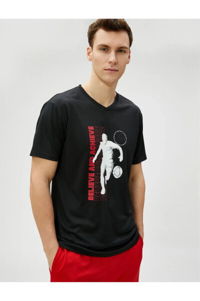 Футб Koton Basketball VNeck Short Sleeve