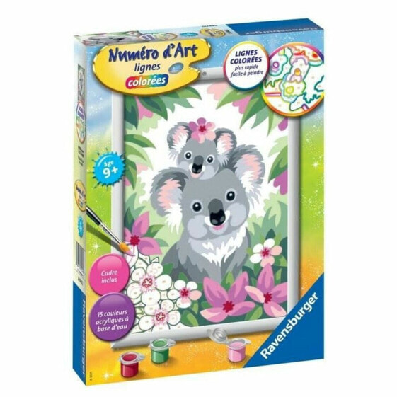 Раскраска по номерам Ravensburger Mama Koala and Her Baby для хобби