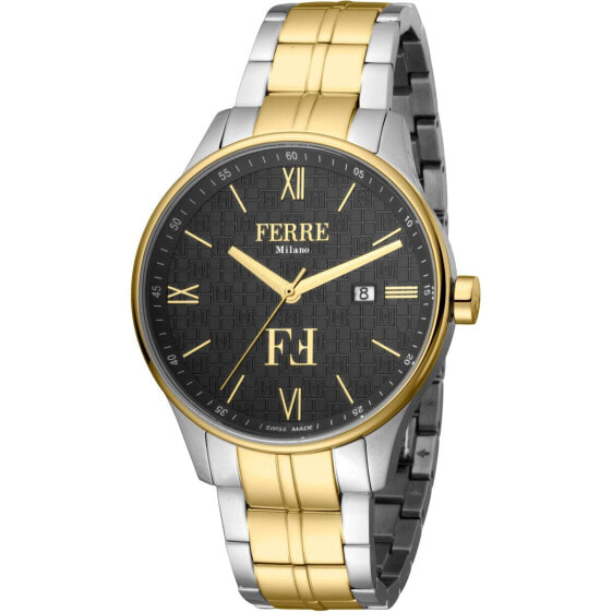 Мужские часы Ferre Milano FM1G112M0281 Чёрный (Ø 20 mm) (Ø 40 mm)