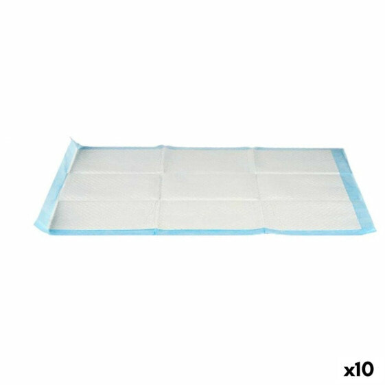 Puppy training pad 60 x 90 cm Blue White Paper Polyethylene (10 Units)