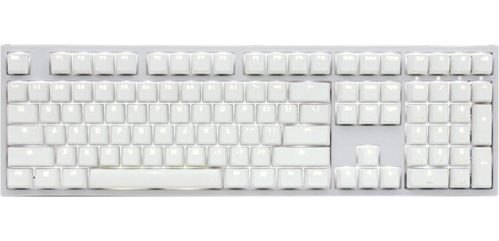 Ducky ONE 2 White Edition - Full-size (100%) - USB - Mechanical - White