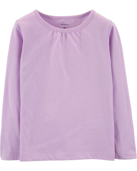 Toddler Purple Cotton Tee 3T