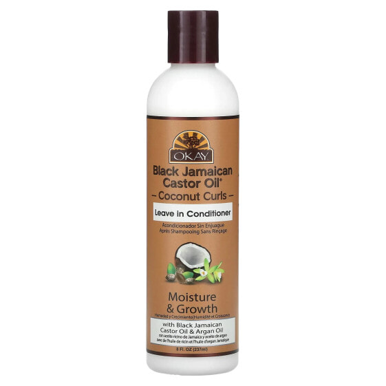 Уход для волос OKAY Pure Naturals Black Jamaican Castor Oil, Coconut Curls, Leave in Conditioner 237 мл