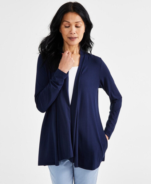 Women's Open-Front Knit Cardigan, Created for Macy's