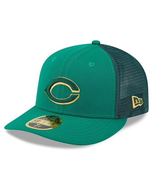 Men's Kelly Green Cincinnati Reds 2023 St. Patrick's Day Low Profile 59FIFTY Fitted Hat