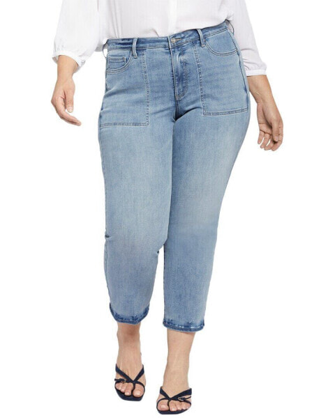 Nydj Plus Piper Relaxed Straight Jean Women's