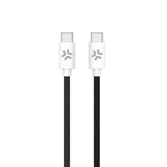 USB-C-кабель Celly USBCUSBCCOTTBK Чёрный 1,5 m