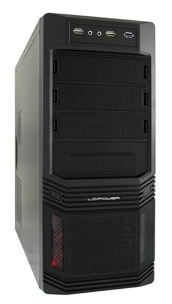 LC-Power PRO-925B - Midi Tower - PC - Black - ATX - micro ATX - Metal - HDD - Power