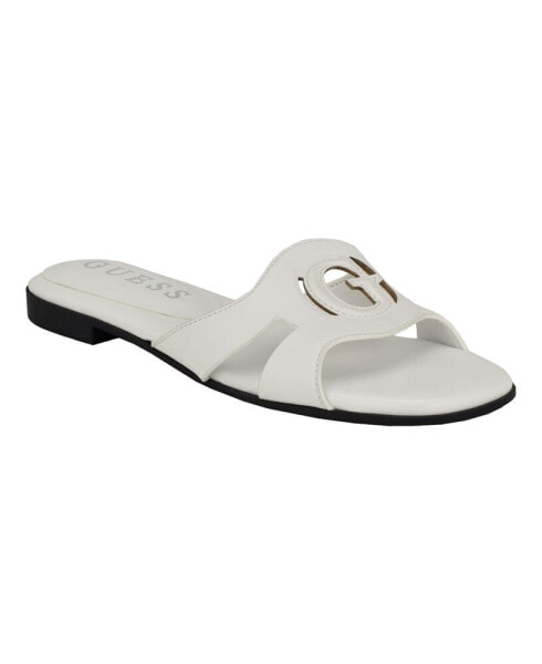 Women's Ciella Logo One Band Slide Open Toe Sandals