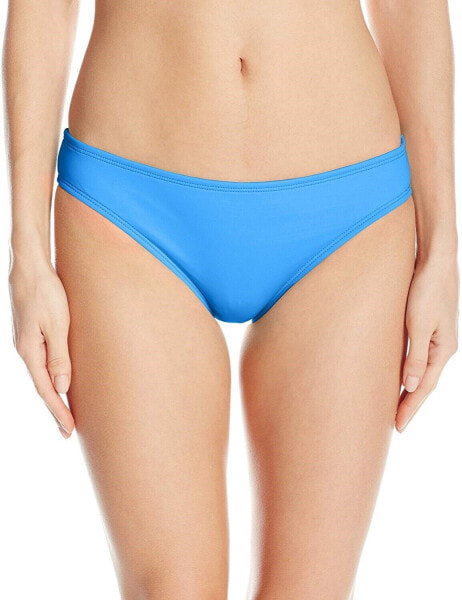 La Blanca 260188 Womens Island Hipster Bikini Swimsuit Bottom Blue Suede Size 14