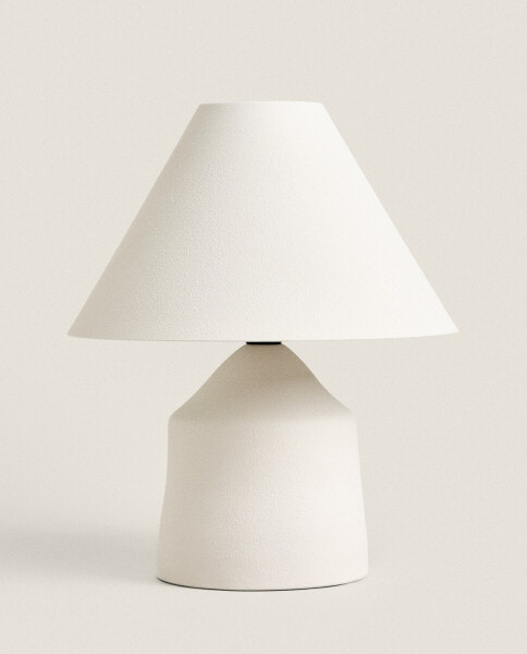 Metal ceramic table lamp