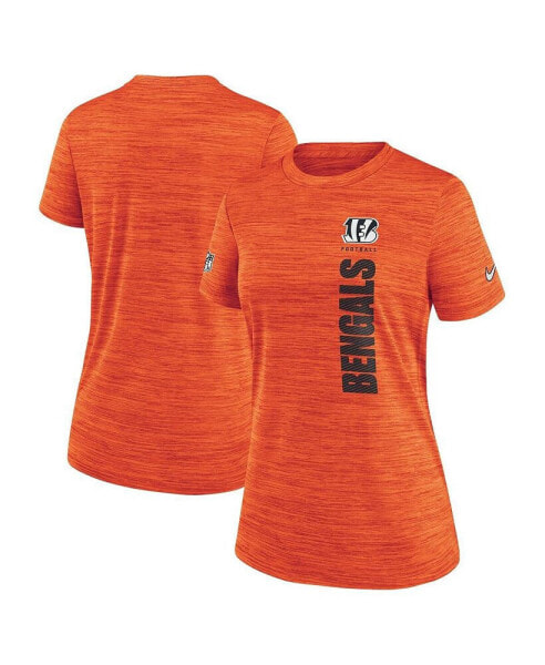 Women's Orange Cincinnati Bengals Velocity Performance T-Shirt