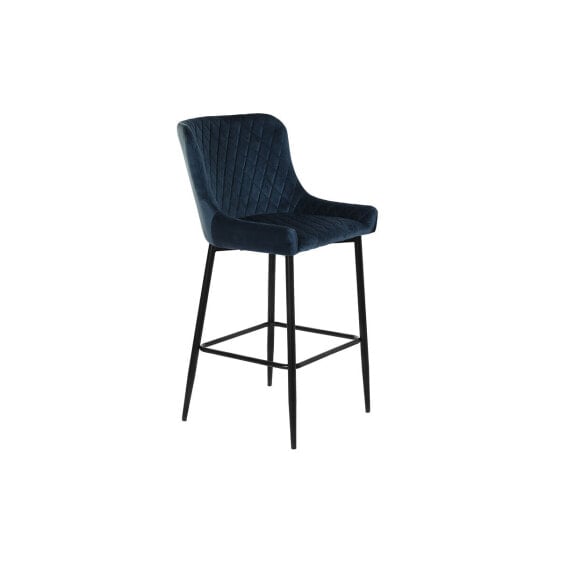 Барный стул DKD Home Decor Тёмно Синий Metal 47 x 58 x 96,5 см
