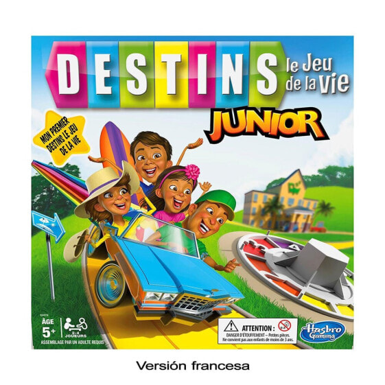 Настольная игра Hasbro Game Of Life Junior на французском, для компании