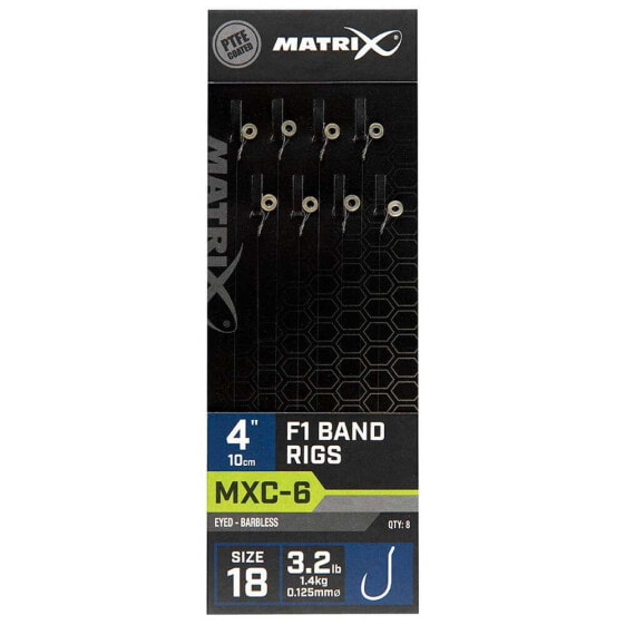 Крючок рыболовный MATRIX FISHING MXC-6 18 F1 Band 100 мм Leader