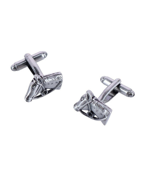 Off To The Races Horse Head Novelty Cufflinks (1 Pair)