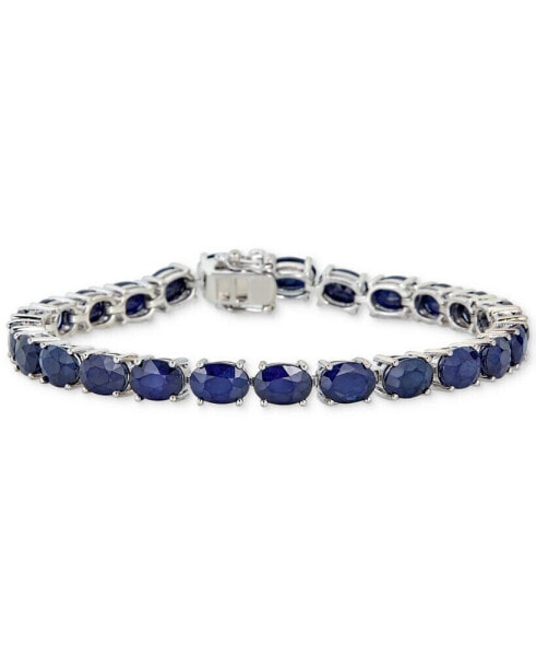 Sapphire Tennis Bracelet (25 ct. t.w.) in Sterling Silver