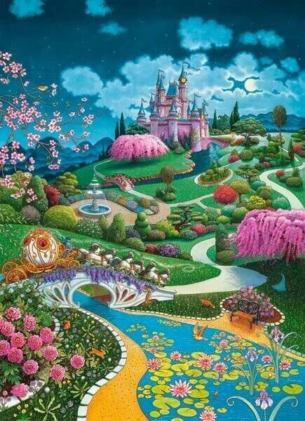 Castorland Puzzle 100 Cinderella's Castle CASTOR