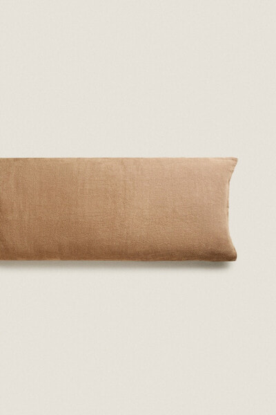 Washed linen cushion cover