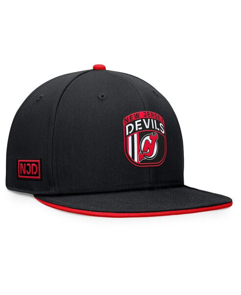 Men's Black New Jersey Devils 2024 NHL Draft Snapback Hat