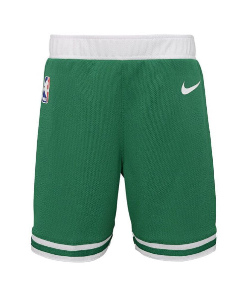 Little Boys and Girls Kelly Green Boston Celtics Icon Replica Shorts
