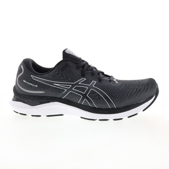 Asics Gel-Cumulus 24 Mens Black Leather Extra Wide Athletic Running Shoes 11