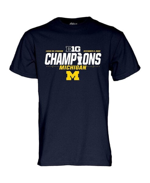 Men's Navy Michigan Wolverines 2023 Big Ten Football Conference Champions Locker Room T-shirt