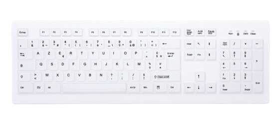 Cherry AK-C8100F-FU1-W/FR - RF Wireless - Membrane - AZERTY - White