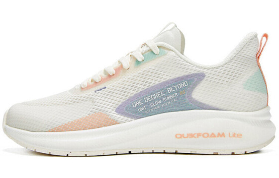 Кроссовки женские 361° Running Shoes бело-розовые