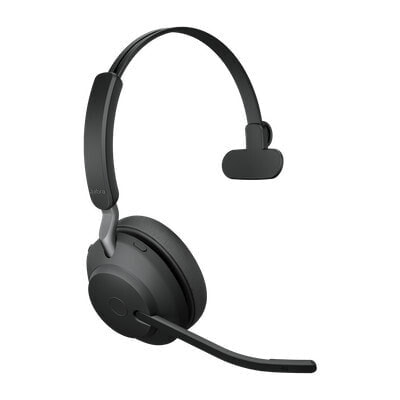 Jabra Evolve2 65 USB-C UC Mono - Black - Wireless - Office/Call center - 20 - 20000 Hz - 99.2 g - Headset - Black