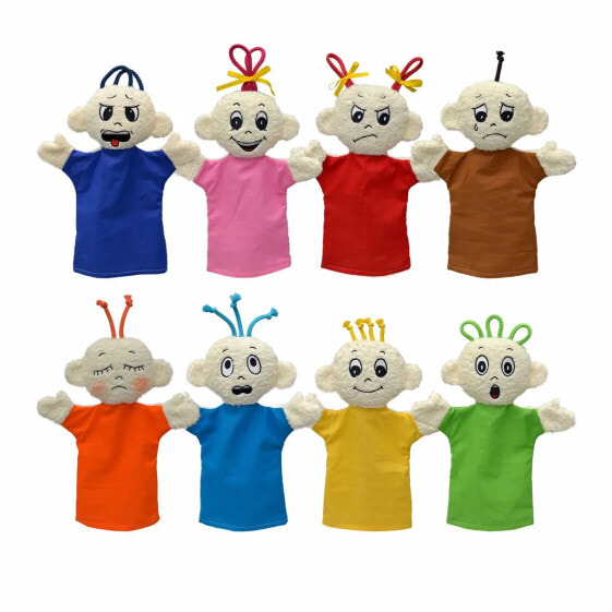 Мягкая игрушка Pintado & Lacado Набор ручных кукол Emotionsset 8 шт.