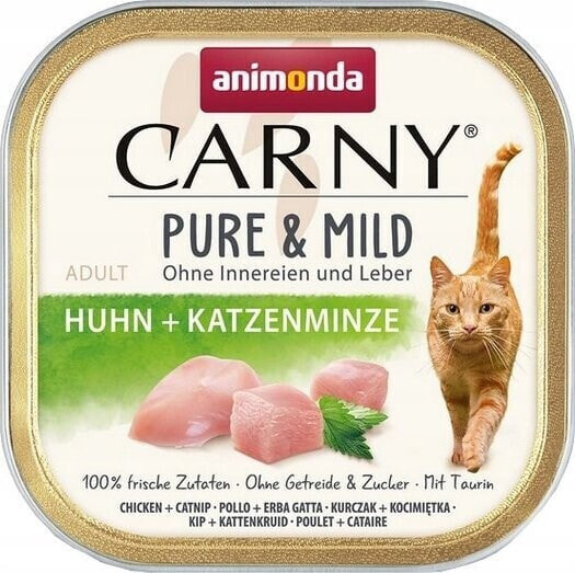 Animonda Carny Animonda Carny Pure & Mild Kurczak + Kocimiętka tacka 100g