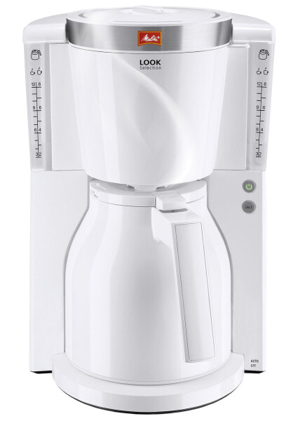 MELITTA Look IV Therm Selection - Drip coffee maker - Ground coffee - 1000 W - White