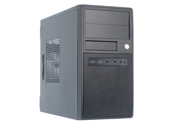 Chieftec CT-04B-OP - Мини-башня - ПК - Черный - micro ATX - SECC - 14 см