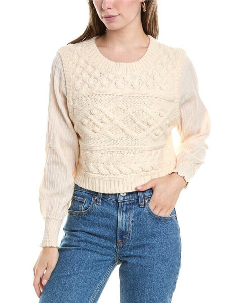 Avantlook Jacquard Knit Sweater Women's