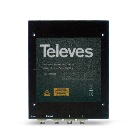 Televes OVT3N - Cable splitter - Black