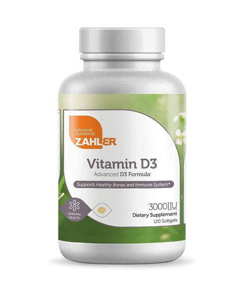 Vitamin D3 3000 IU - 120 Softgels