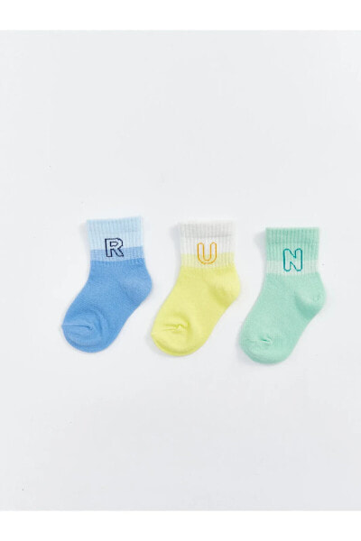 Basic Erkek Bebek Soket Çorap 3'lü