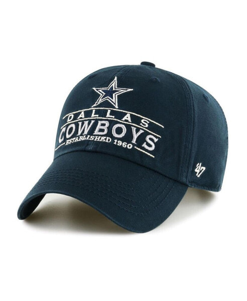 Men's Navy Dallas Cowboys Vernon Clean Up Adjustable Hat