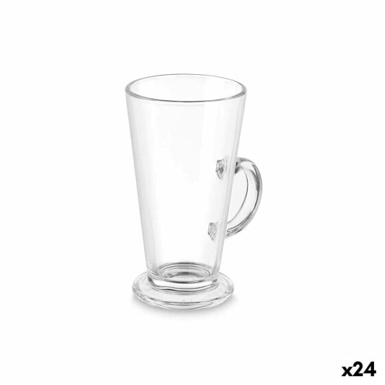 Стакан Cafe Latte Прозрачный Cтекло 280 ml (24 штук)