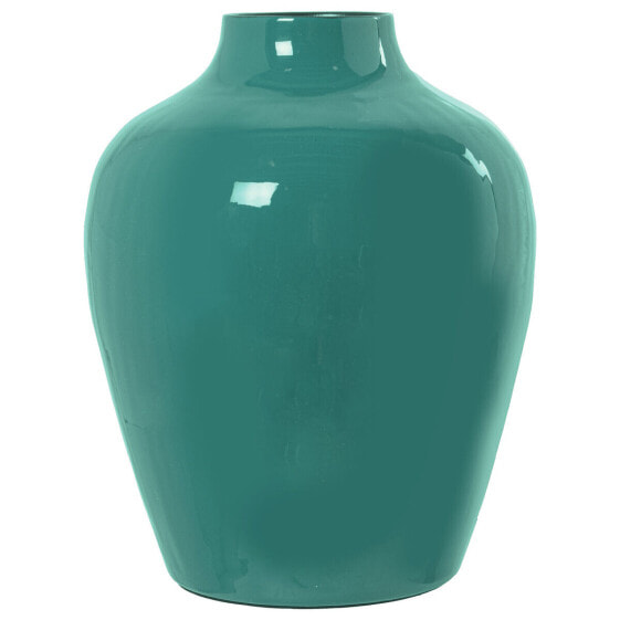 Vase Alexandra House Living Dark green Metal 21 x 21 x 26 cm