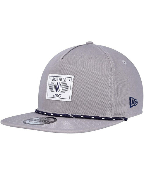 Men's Gray Nashville SC Patch Golfer Adjustable Hat