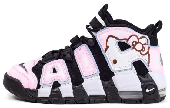 Кроссовки мужские Nike Air More Uptempo черно-розовые DQ6200-001