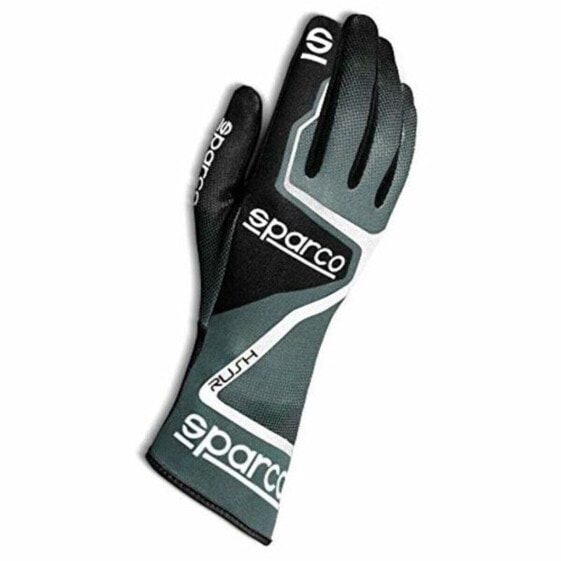 Перчатки для мотоциклистов Sparco RUSH Серый Черный/Серый