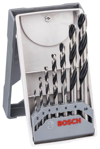 Bosch HSS-Spiralbohrer PointTeQ, 7-teiliges Mini X-Line Set